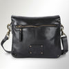SWC170 Flap-Front Studded Messenger Bag
