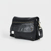 SWC170 Flap-Front Studded Messenger Bag