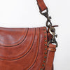 SWC174 Studded Leather Crossbody Bag