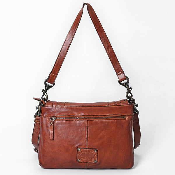 SWC174 Studded Leather Crossbody Bag