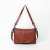 SWC174 Studded Leather Crossbody Bag