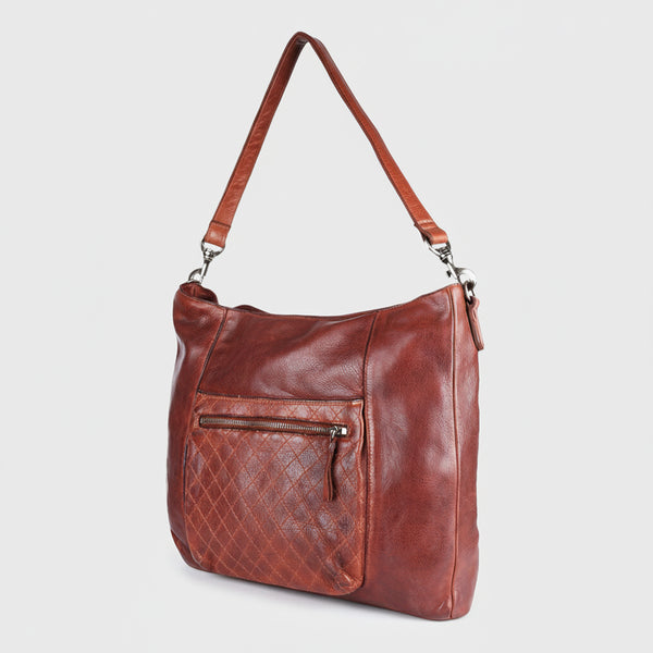 SWC180 Fiorente - Full Grain Leather Shoulder Bag