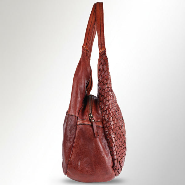 SWC189 Venturo - Basket Weave Hobo Bag
