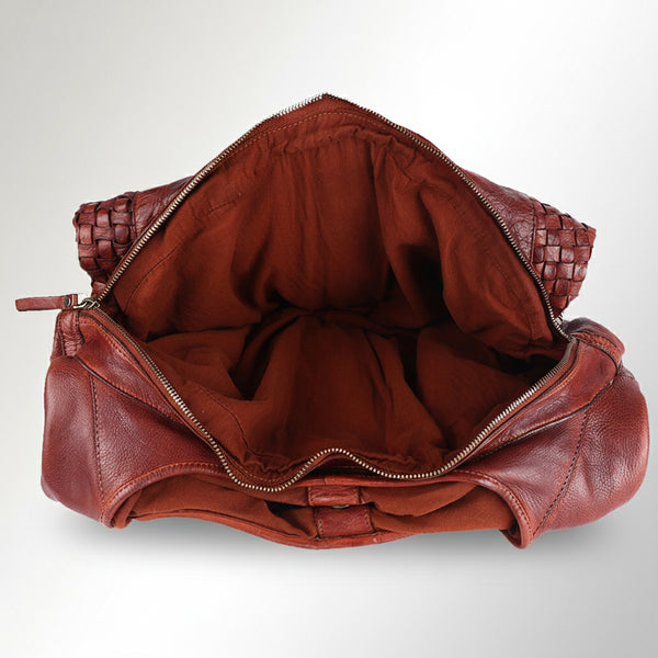 SWC189 Venturo - Basket Weave Hobo Bag