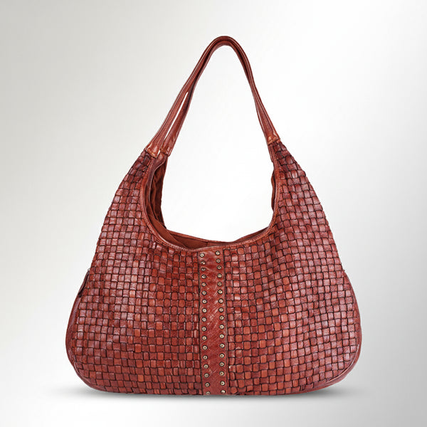 SWC189 Venturo - Basket Weave Hobo Bag