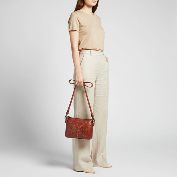 SWC196 Pelloro - Luxury Full Grain Crossbody