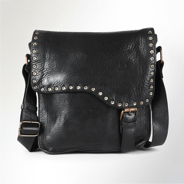 SWC198 Valmonte - Riveted Messenger Bag