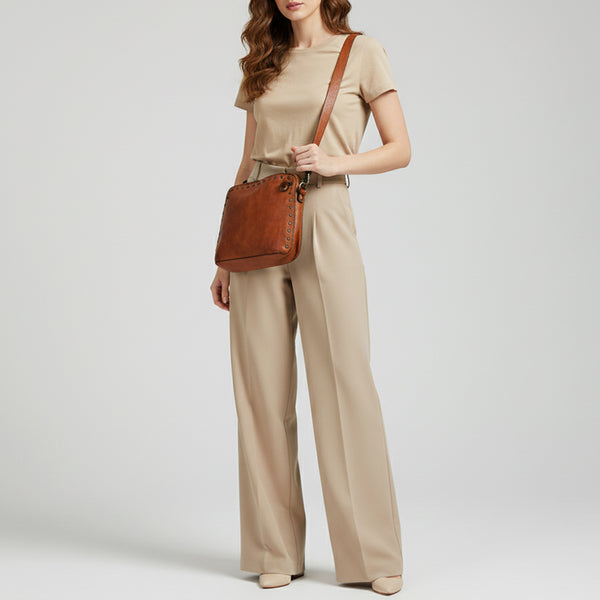 SWC199 Cavarelli - Leather Daily Crossbody Bag