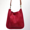 ADBGM245 Leather Crossbody Bag - Western Hand-Tooled Strap Purse