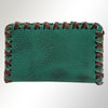 ADBGM246 Leather Whipstitch Wallet - Compact Horizontal Western Card Holder