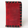 ADBGM246 Leather Whipstitch Wallet - Compact Horizontal Western Card Holder