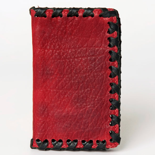 ADBGM246 Leather Whipstitch Wallet - Compact Horizontal Western Card Holder