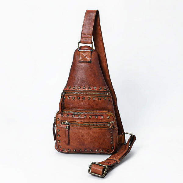 SWC191 Caldera - Full Grain Leather Sling Bag