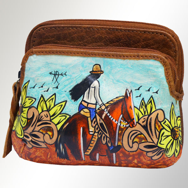 ADBGM235 Coin Purse Genuine Western Leather Women Bag