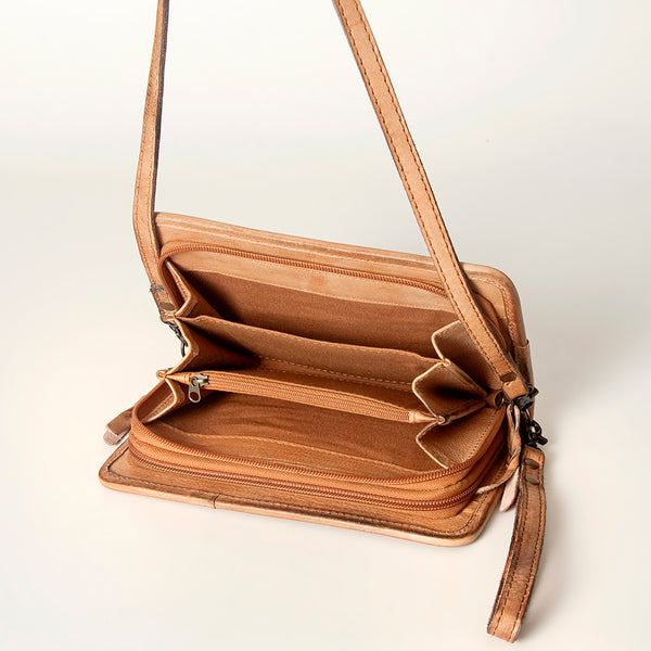 LC-NMBG129A Wristlet Genuine Leather women bag western Bag