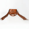 SWC147 Compact Leather Fringes Crossbody