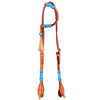 BEOBE118-Western Leather One Ear Headstall