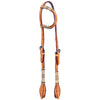 BEOEE114-Western Leather One Ear Headstall