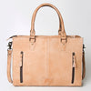 ADBG235 American Darling Western Leather Cross body Bag - Crocodile Embossed Braided Handbag
