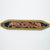 LC-ADBRF104 Tooled Leather Wristband - Floral Western Cuff with Turquoise Whipstitch & Snap Closure