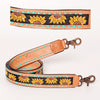 LC-ADSTF101AHand Tooled Genuine Leather Handle Strap