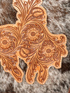 ADBG719 American Darling Western Leather Large Cross body Bag Hair-On Cowhide Fringed Purse