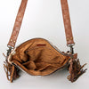 ADBG719 American Darling Western Leather Large Cross body Bag Hair-On Cowhide Fringed Purse