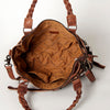 ADBG685 American Darling Handcrafted Western Leather Tote Bag with Braided Handle
