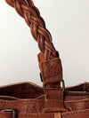 ADBG685 American Darling Handcrafted Western Leather Tote Bag with Braided Handle