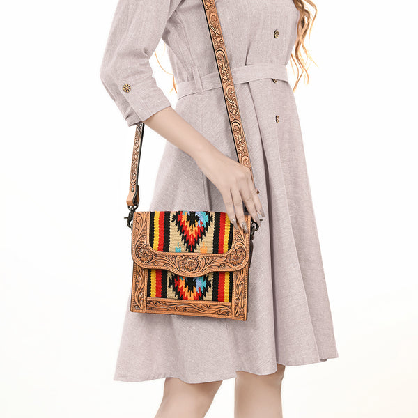 LC-ADBGZ592 Messenger Genuine Western Leather Women Bag