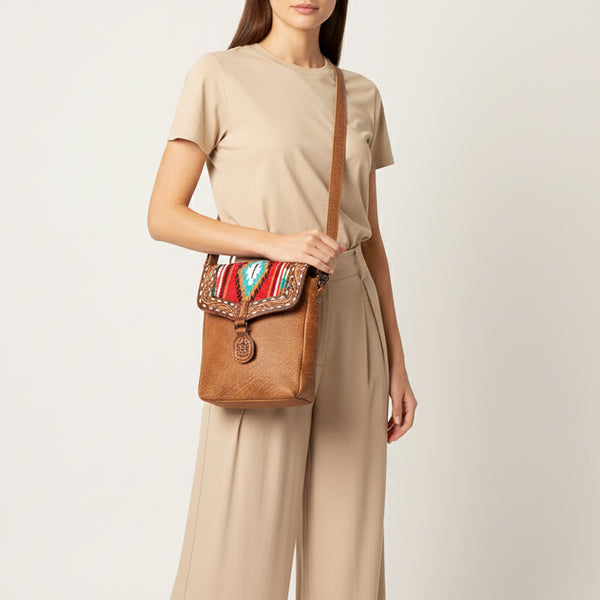 LC-ADBGZ594 Crossbody Genuine Western Leather Women Bag Becca