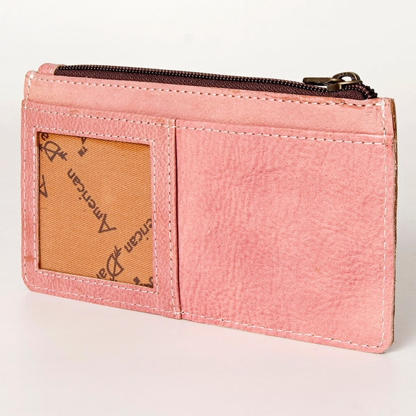 ADBG810 American Darling Pink Handcrafted Leather Card-Holder - Premium Full Grain Western Slim Wallet