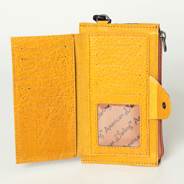 ADBG811 American Darling Handcrafted Leather Wristlet bag - Premium Full Grain Western Purse