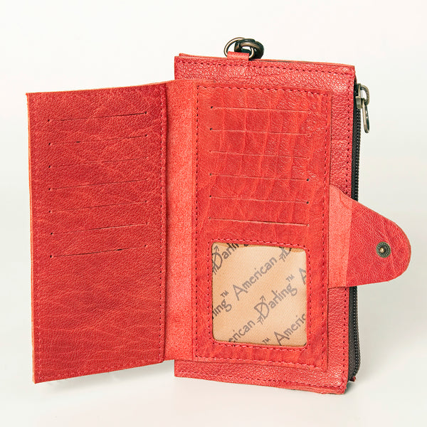ADBG811 American Darling Handcrafted Leather Wristlet bag - Premium Full Grain Western Purse