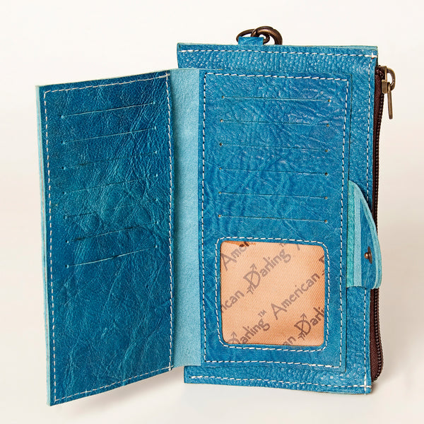 ADBG811 American Darling Handcrafted Leather Wristlet bag - Premium Full Grain Western Purse