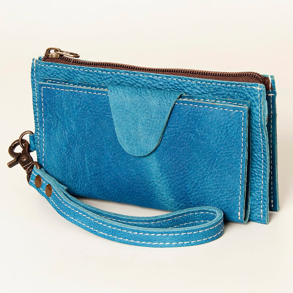 ADBG811 American Darling Handcrafted Leather Wristlet bag - Premium Full Grain Western Purse