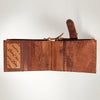 ADBG813 American Darling Hair-On Cowhide Card-Holder Bag with Leather Snap Strap