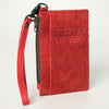 ADBG814 American Darling Genuine Leather Slim Card Holder Wallet with Zipper Pocket