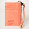 ADBG814 American Darling Genuine Leather Slim Card Holder Wallet with Zipper Pocket