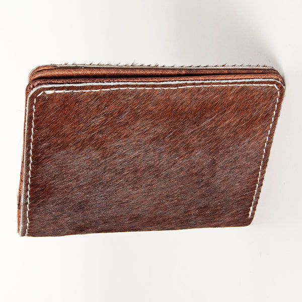 ADBG815 American Darling Handcrafted Leather Card-Holder with Authentic Hair-On Cowhide