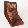 ADBG815 American Darling Handcrafted Leather Card-Holder with Authentic Hair-On Cowhide