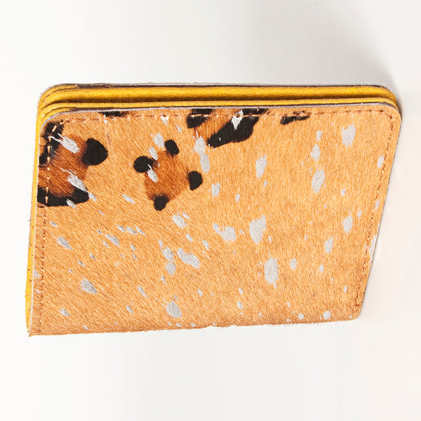 ADBG815 American Darling Handcrafted Leather Card-Holder with Authentic Hair-On Cowhide