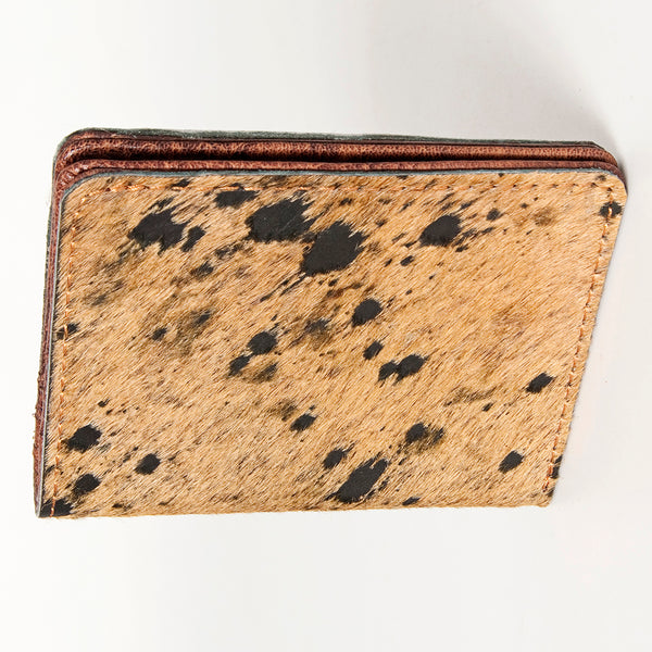 ADBG815 American Darling Handcrafted Leather Card-Holder with Authentic Hair-On Cowhide