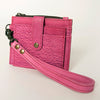 ADBG816 American Darling Handcrafted Pink Leather Card-Holder - Premium Full Grain Western Slim Wallet