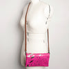 ADBG819 Pink Hair-on-Hide Crossbody Bag - American Darling Genuine Leather Wallet