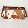 ADBG819 American Darling Handcrafted Leather Small Cross body Bag with Hair-On Cowhide