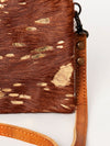 ADBG819 American Darling Handcrafted Leather Small Cross body Bag with Hair-On Cowhide