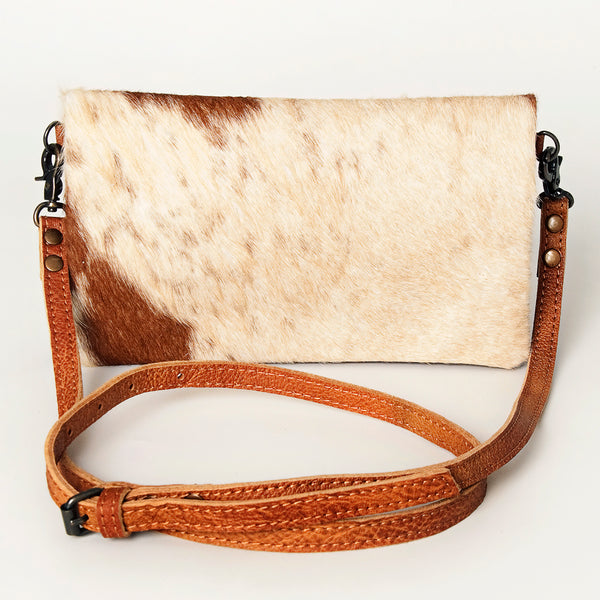 ADBG819 American Darling Handcrafted Leather Small Cross body Bag with Hair-On Cowhide