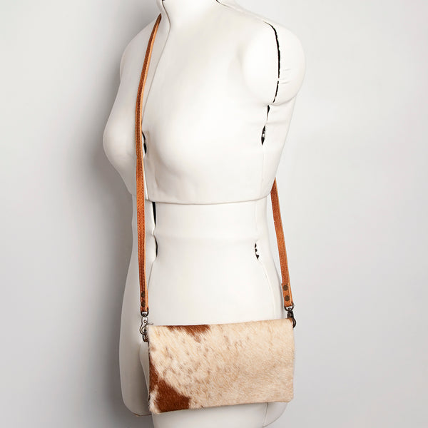 ADBG819 American Darling Handcrafted Leather Small Cross body Bag with Hair-On Cowhide