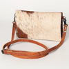 ADBG819 American Darling Handcrafted Leather Small Cross body Bag with Hair-On Cowhide
